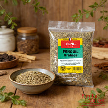 Charger l'image dans la galerie, Fenouil Graines 100g – Épice Aromatique pour Infusions, Cuisine & Pâtisserie | ESPIG