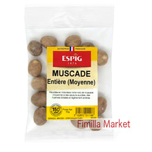Charger l'image dans la galerie, Muscade Entière (Moyenne) 50g – Noix de Muscade Aromatique | ESPIG
