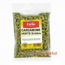 Charger l'image dans la galerie, Cardamome Verte Entière 50g – Épice Aromatique pour Thé, Curry &amp; Pâtisserie | ESPIG
