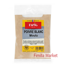 Charger l'image dans la galerie, Poivre Blanc Moulu 100g – Saveur Fine &amp; Intense | ESPIG
