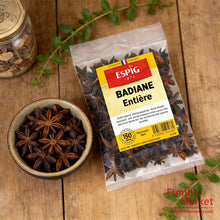 Charger l'image dans la galerie, Badiane Entière 50g – Anis Étoilé Aromatique pour Cuisine Asiatique, Infusions &amp; Desserts | ESPIG
