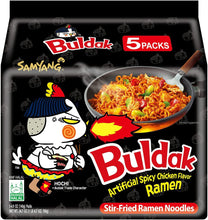 Charger l&#39;image dans la galerie, Nouilles Samyang Buldak, Nouilles instantanées Coréennes, Noodles
