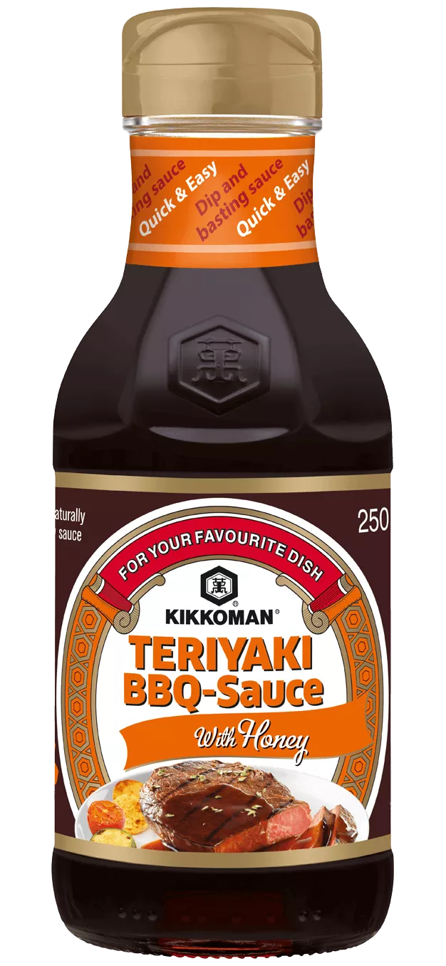 Sauce kikkoman barbecue teriyaki au miel